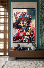 L’Héritage Fleuri – Tableau Contemporain "Esprit du Sud"