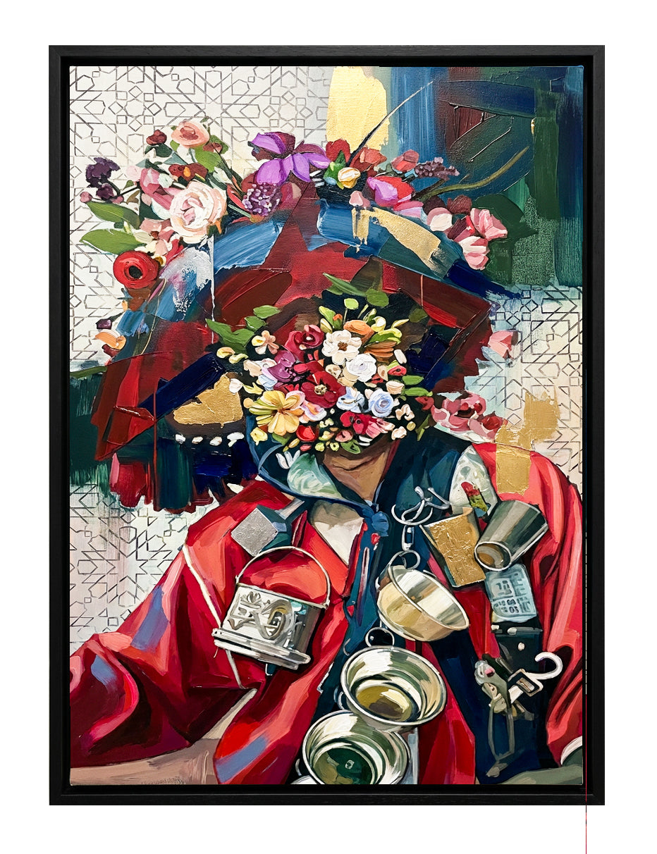 L’Héritage Fleuri – Tableau Contemporain "Esprit du Sud"