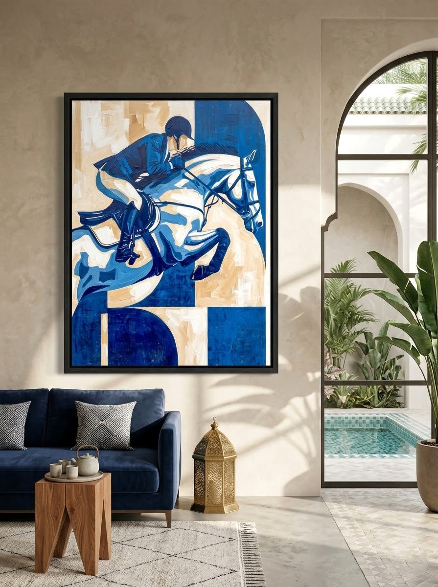 Tableau L'Élan Bleu
